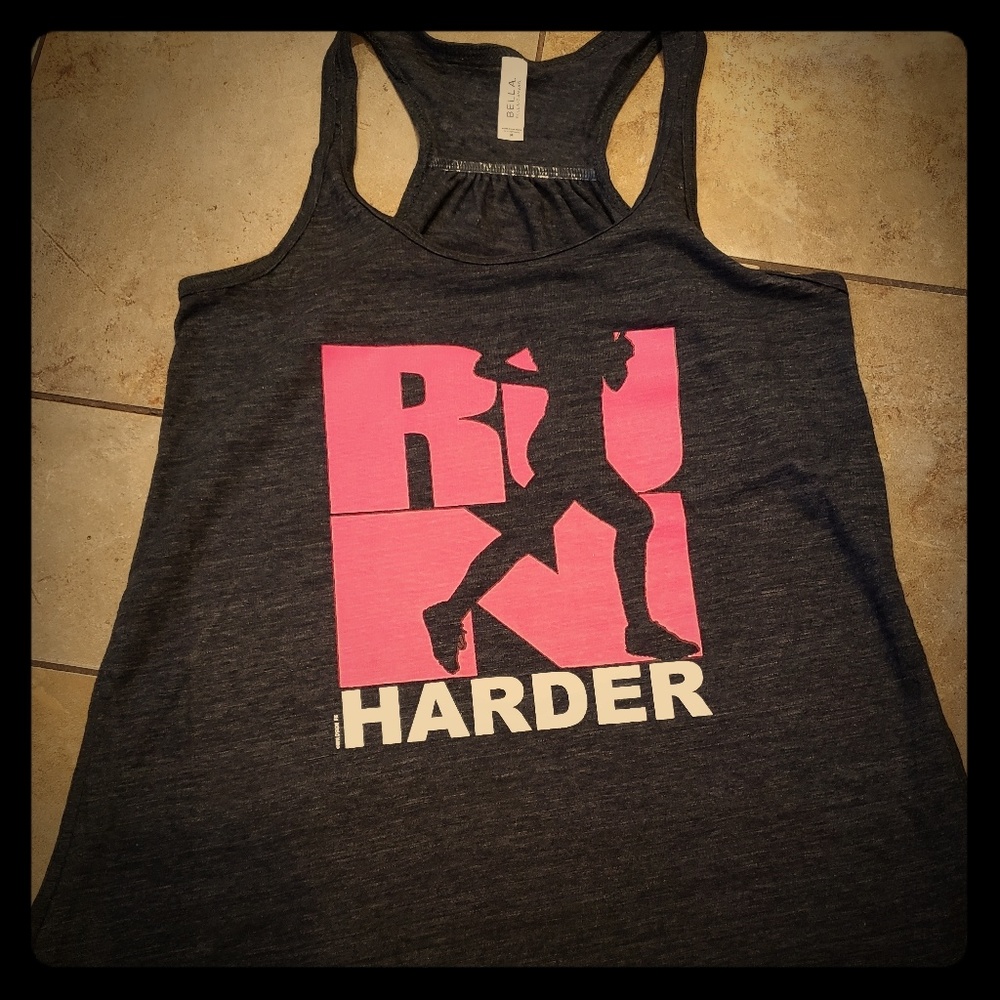 NWOT RUN HARDER RAZORBACK TANK